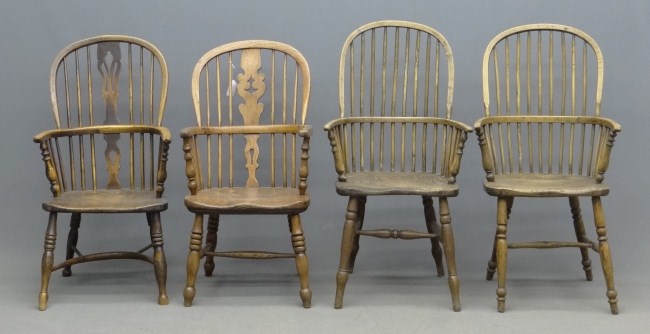 Assembled set of 4 19th c English 167ca6