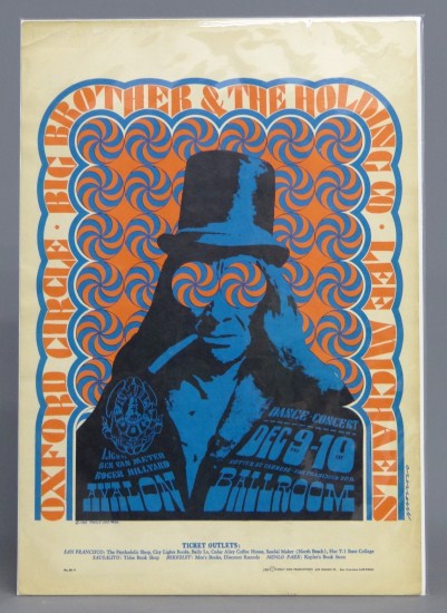 1966 psychedelic concert poster Big