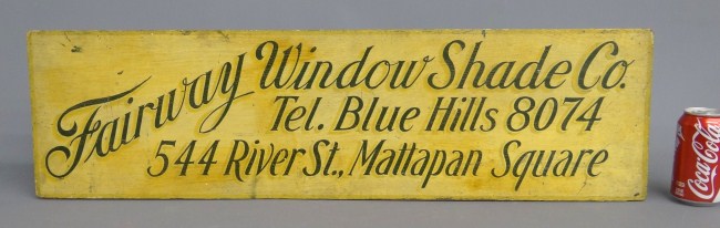 Early 20th c Boston trade sign 167ccc