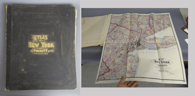 Dated 1867 Atlas of New York 167cde