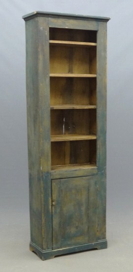 19th c. open top chimney cupboard