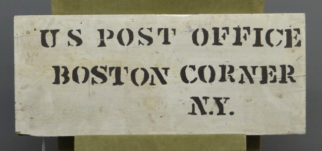 Early US Post Office Boston Corners
