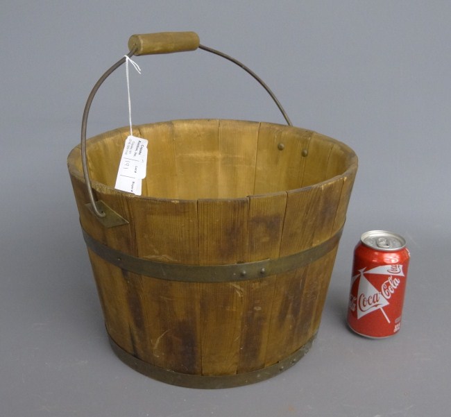 19th c Shaker bucket in old surface  167cef