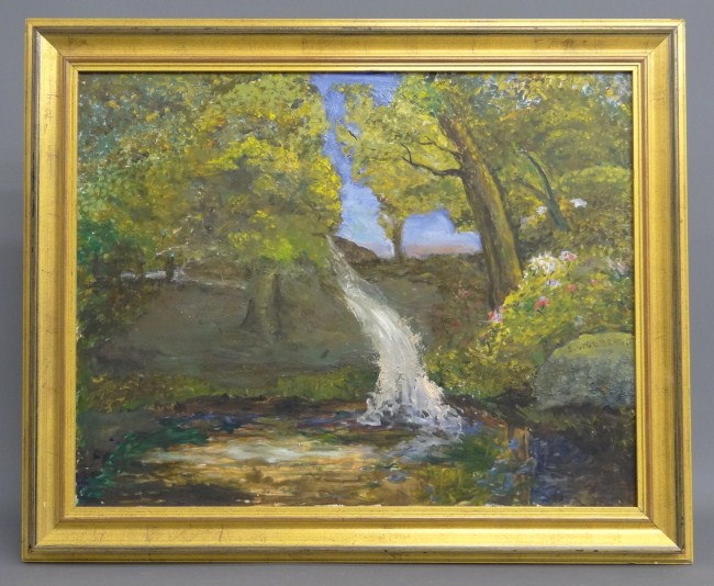 Painting oil on canvas landscape 167d13