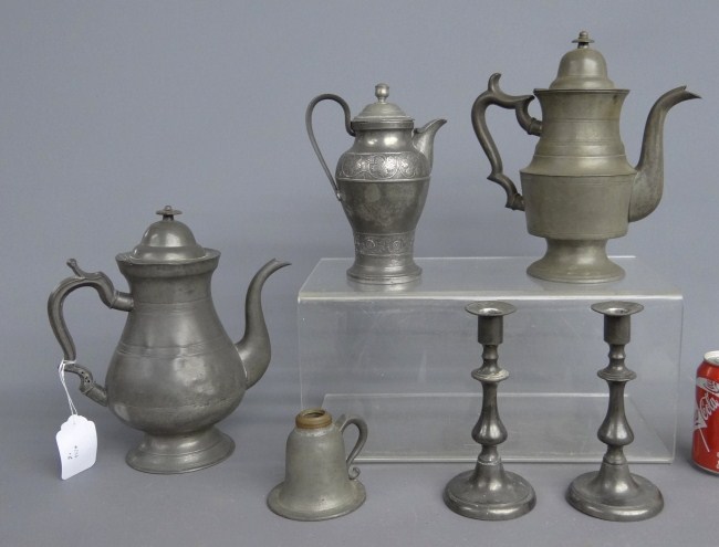 Lot early pewter including pr  167d29