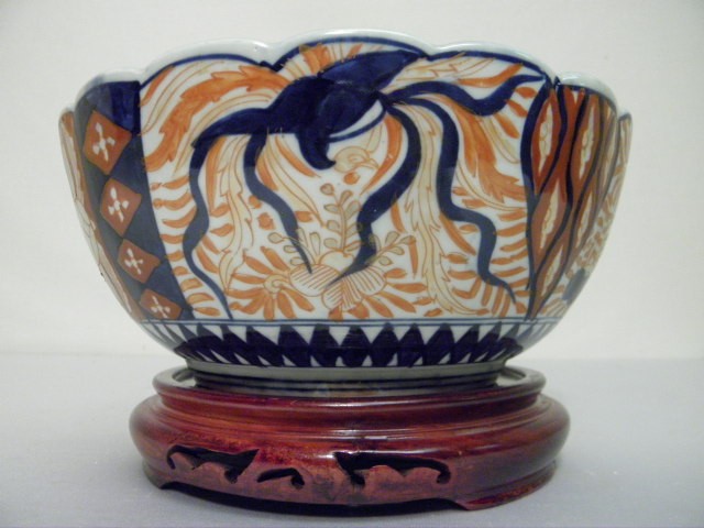 Imari hand painted porcelain bowl.