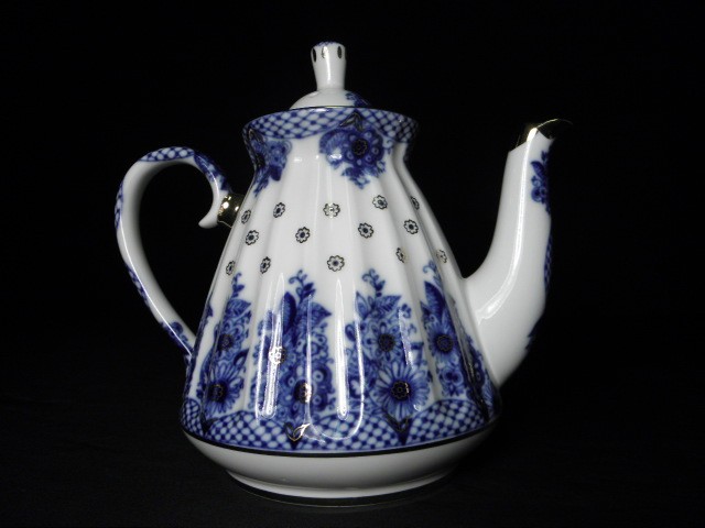 St Petersburg Russian teapot. Porcelain