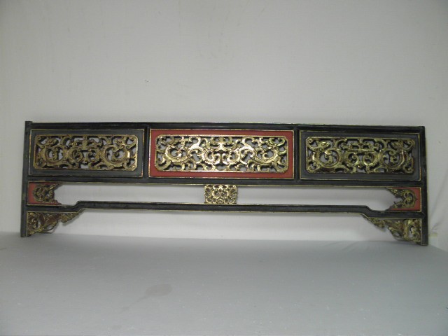 Chinese red and black lacquer gilt 16b4ad
