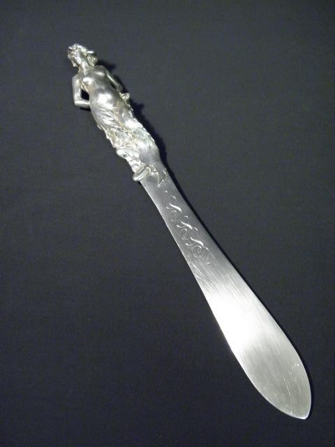 Art Nouveau heavy solid sterling