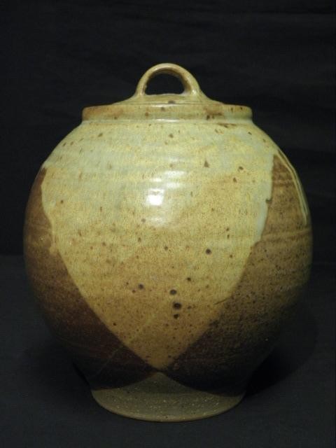 Jack Troy art pottery lidded urn 16b500