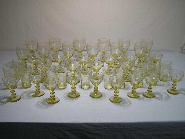 Bryce Glass Company 43 piece glassware