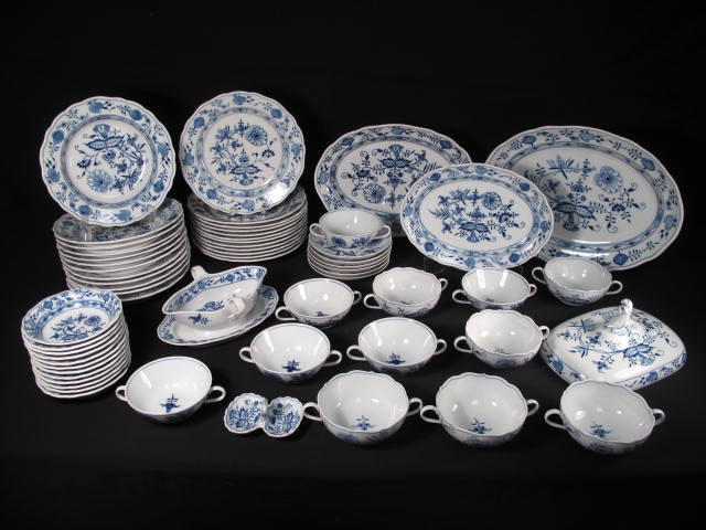 Meissen porcelain Blue Onion dinnerware