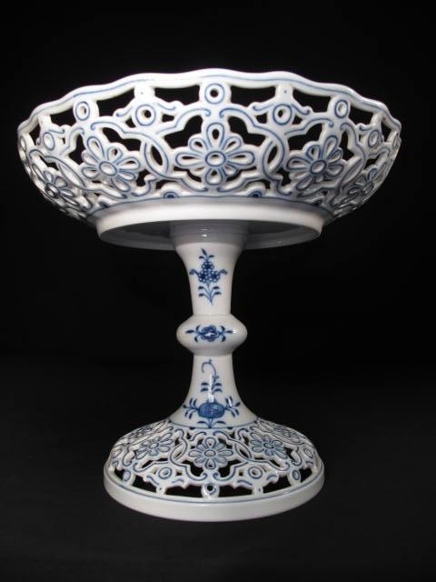 Meissen reticulated porcelain compote  16b9c8