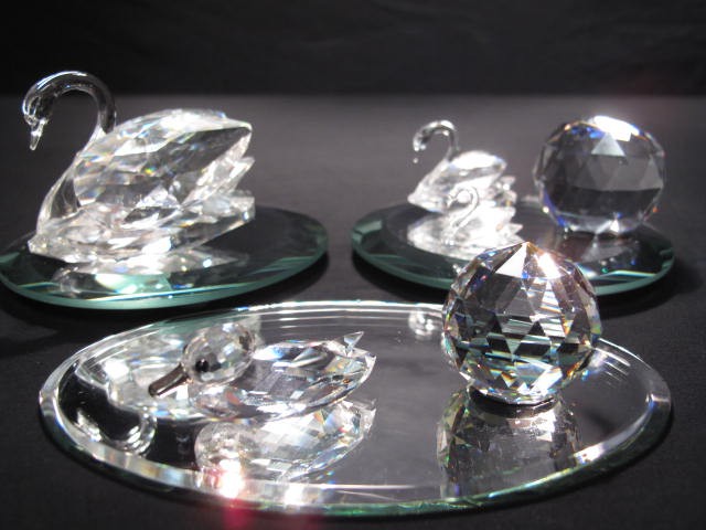 Lot of 6 Swarovski crystal figures and