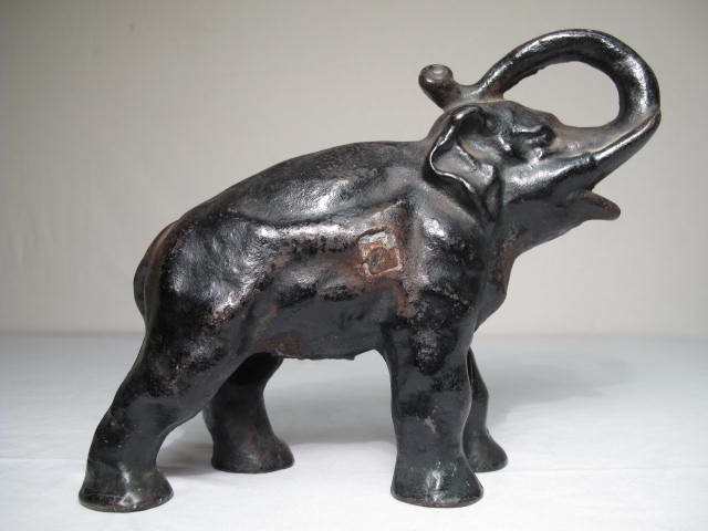 19th century cast iron door stop