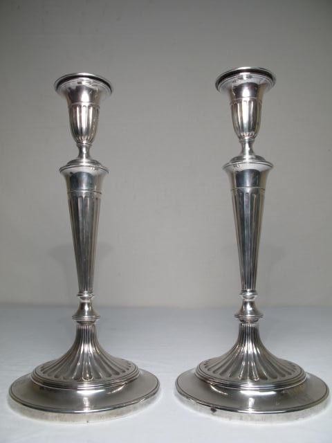 Pair of English Sterling silver