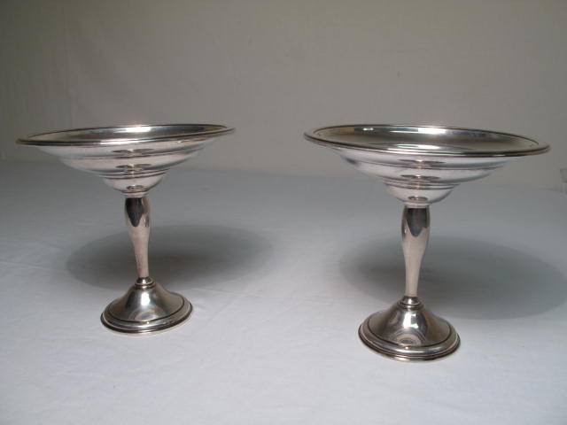 Pair of sterling silver tazzas 16ba82