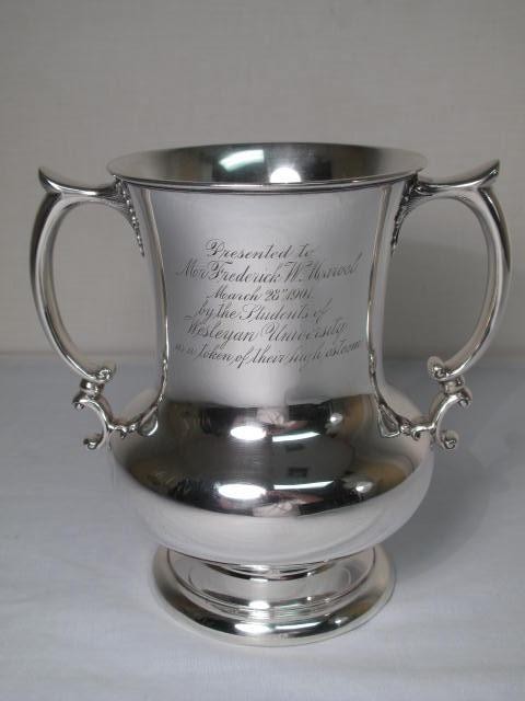 American two handled sterling silver