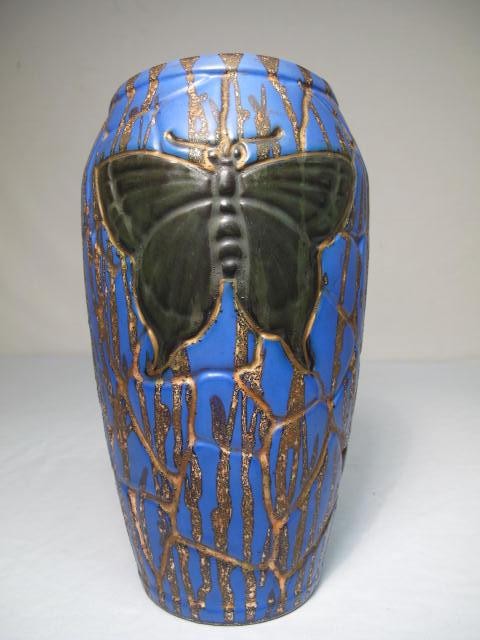 Czechoslovakian art pottery vase.