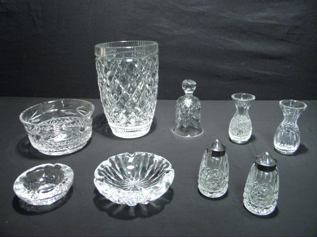 Assorted Waterford cut crystal