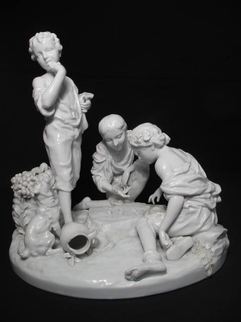 Porcelain Capodimonte figural group 1699a4