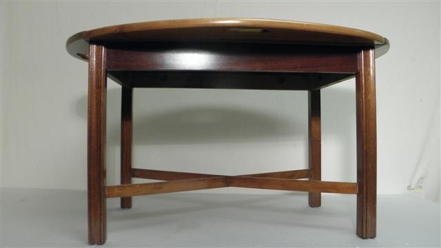 Mahogany butler's style tray table.