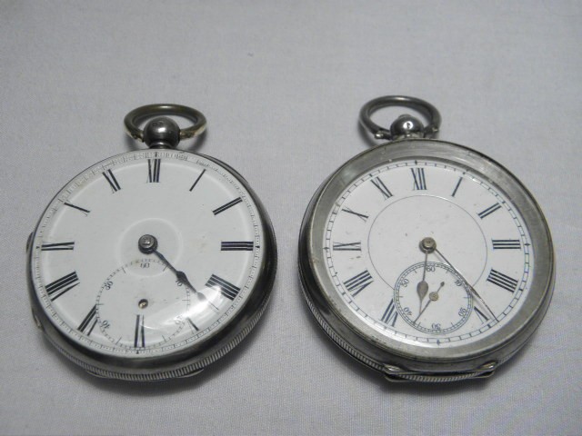 Two key wind pocketwatches. Both in