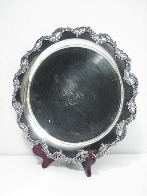 Theodore B. Starr sterling silver salver.