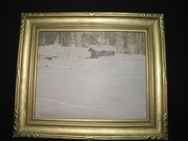 Franz Johnston oil on board painting  16d11d