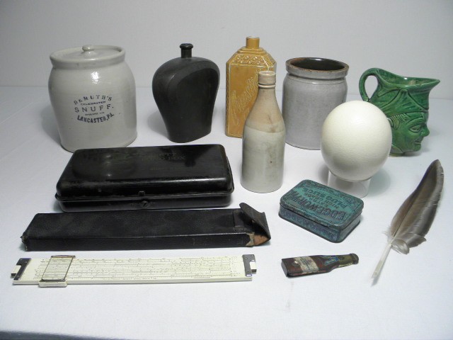 Lot of assorted pottery and antique 16d129