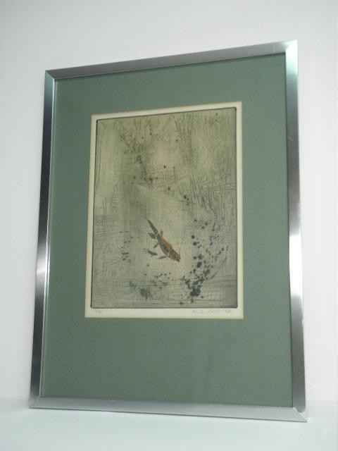 Kaiko Moti limited edition color etching.