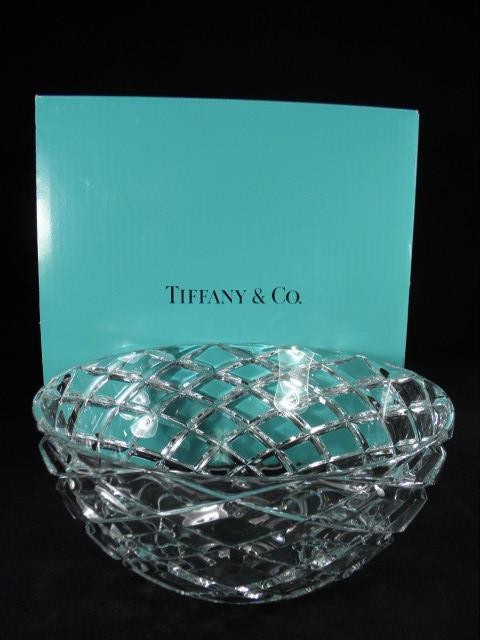 Tiffany Co crystal bowl with 16d157