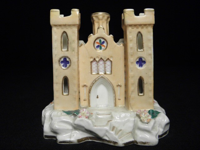 Staffordshire porcelain church pastille