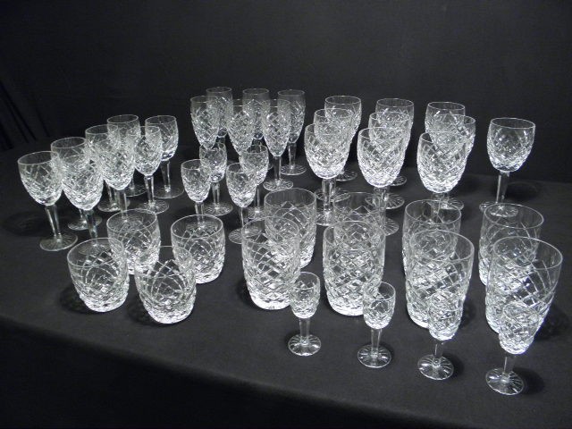 Waterford Irish cut crystal stemware