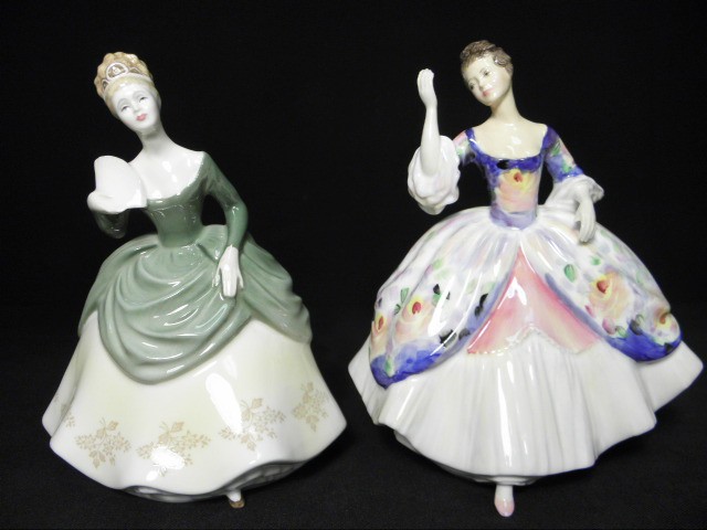 Two Royal Doulton porcelain figurines  16d192