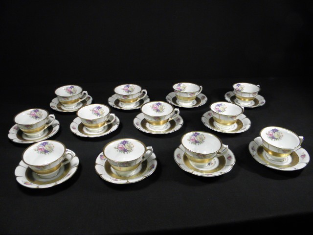 Set of twelve Rosenthal Bavarian porcelain