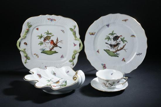 43-PIECE HEREND PORCELAIN ROTHSCHILD