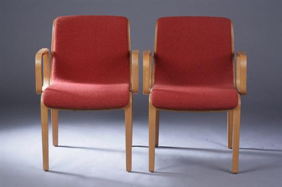 PAIR CONTEMPORARY KNOLL BENTWOOD 16d5b9