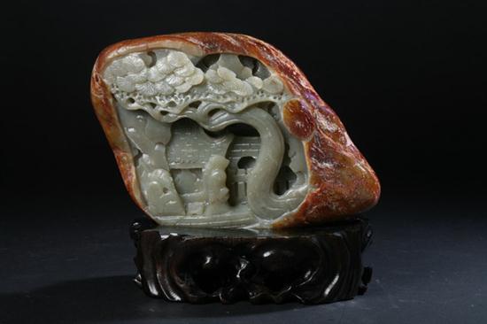 CHINESE CELADON AND RUSSET JADE 16d68e