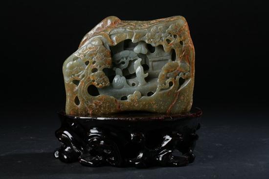 CHINESE CELADON AND RUSSET JADE 16d690
