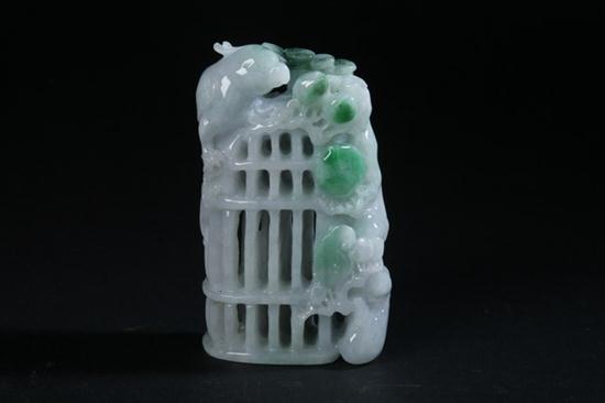 CHINESE APPLE GREEN AND CELADON JADEITE