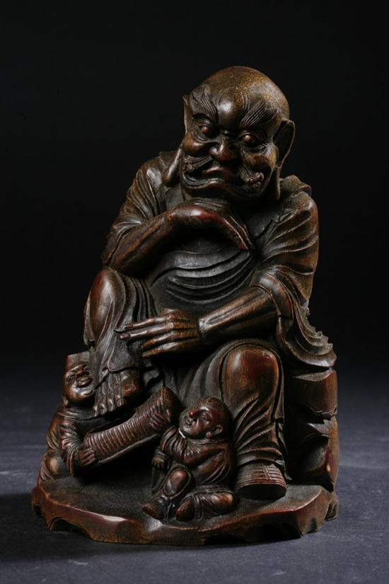 CHINESE BAMBOO FIGURE OF IMMORTAL 16d6d3