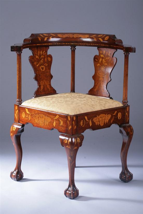 DUTCH CHIPPENDALE STYLE MAHOGANY