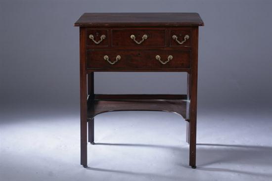 GEORGE III STYLE FIGURED MAHOGANY 16d7d1