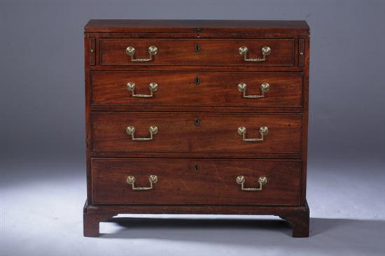 GEORGE III MAHOGANY FOUR DRAWER 16d7d2