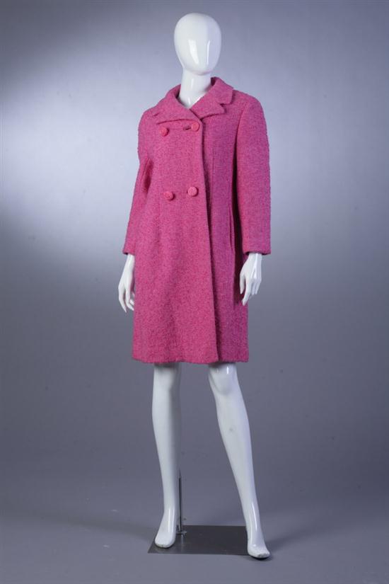 VINTAGE BERGDORF GOODMAN PINK WOOL 16d833