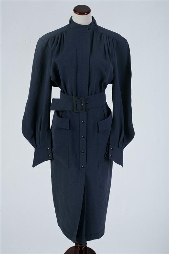 THIERRY MUGLER BLUE GREY BELTED