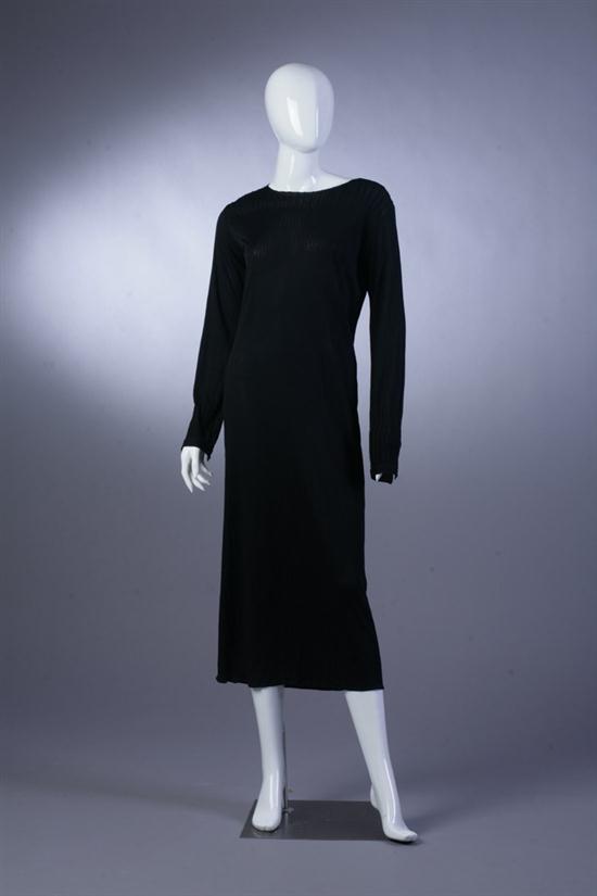 MISSONI SHEER BLACK COLUMN DRESS