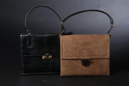 TWO VINTAGE HANDBAGS Including 16d858