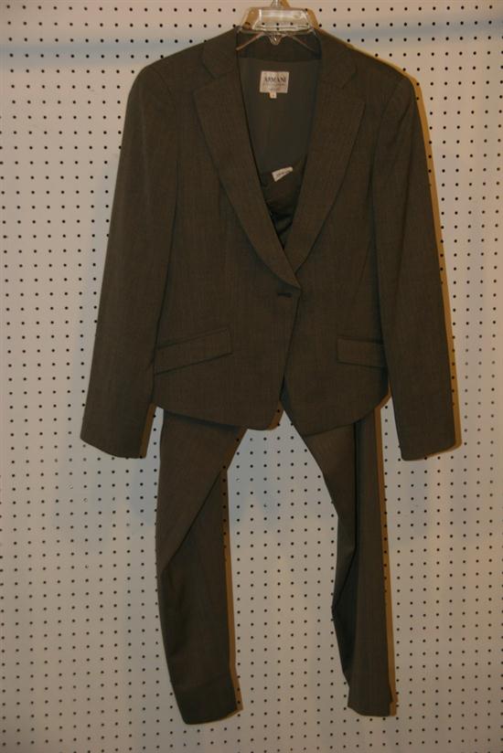 ARMANI COLLEZIONI GREY PANTSUIT Jacket